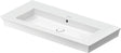 DURAVIT White Tulip Möbelwaschtisch 1050 mm, weiß, mit Überlauf, ohne Hahnloch, wandhängend