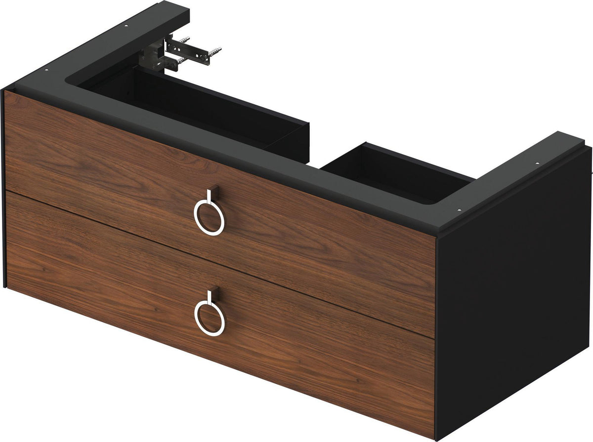 DURAVIT Waschtischunterbau White Tulip wandhängend 984 mm mit 2 Schubkästen, weiß seidenmatt