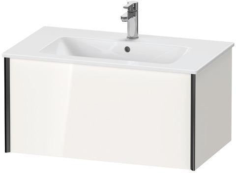 Duravit Waschtischunterbau XVIU 810 mm weiß matt mit Tip-On-Technik und Auszug
