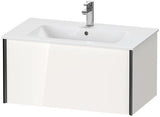 Duravit Waschtischunterbau XVIU 810 mm weiß matt mit Tip-On-Technik und Auszug