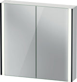 DURAVIT XViu Spiegelschrank 820 mm mit LED-Beleuchtung, Sensorschalter und Front- & Innenspiegel