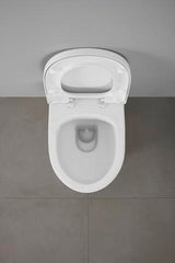 DURAVIT Univavo WC-Sitz Oval Tief 451mm mit Absenkautomatik, Weiß