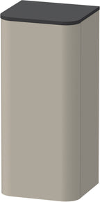 Mitteldichte Faserplatte (MDF) / taupe seidenmatt / links