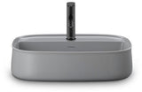 DURAVIT Zencha Aufsatzbecken 550 mm Weiß – mit Hahnlochbank, ohne Überlauf
