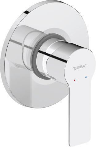 Duravit D-Code 2.0 Einh.-Brausemischer Unterputz Set Keramikmischsystem Schwarz Matt