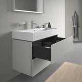 DURAVIT L-Cube Waschtischunterbau 984 mm, 2 Schubkästen, Weiß Matt, Wandmontage