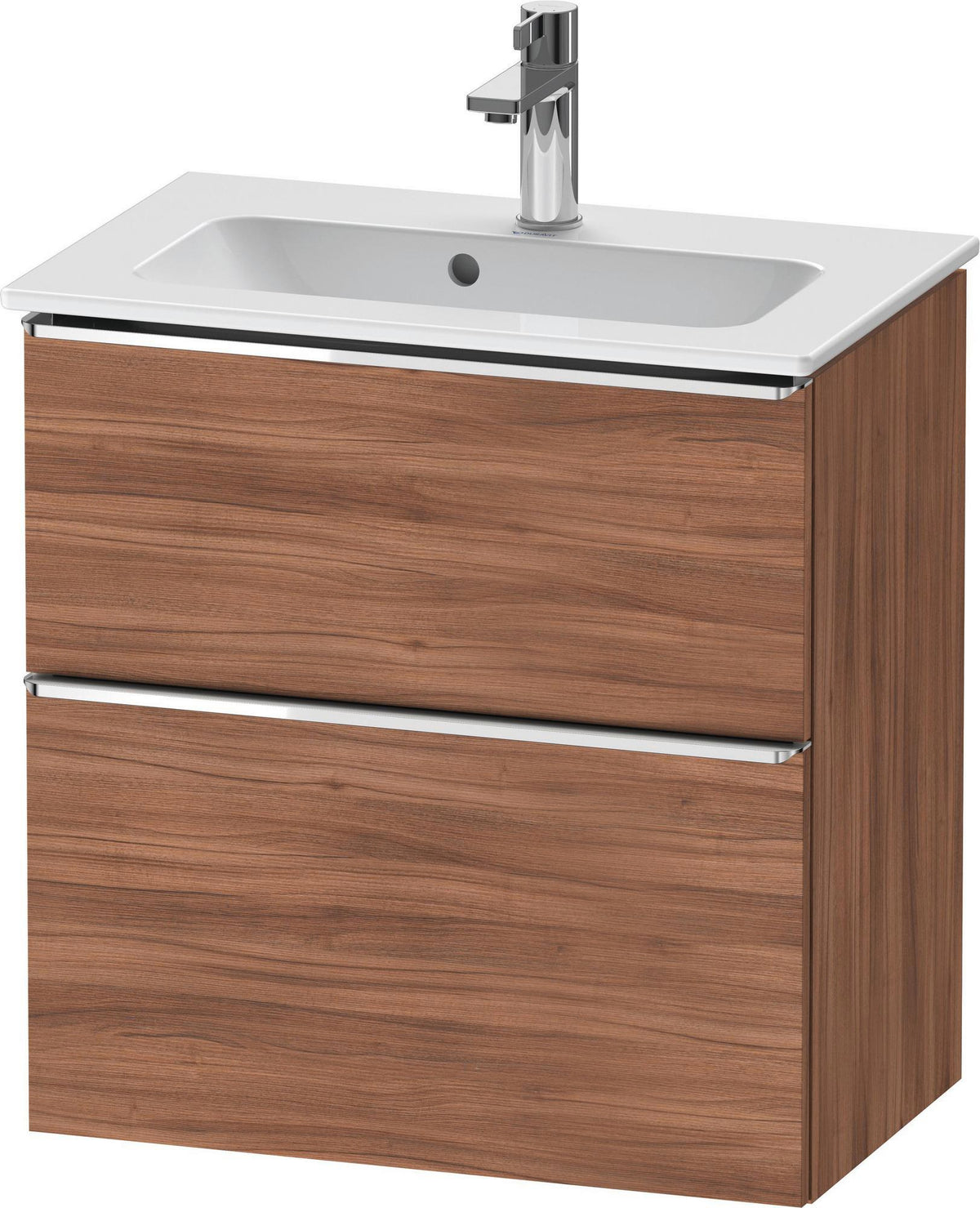 Duravit D-Neo Waschtischunterbau 610 mm betongrau matt mit Soft-Close und Bronze-Griff
