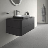 Duravit Happy D.2 Konsolenwaschtischunterbau 1000 mm Taupe Supermatt mit Tip-on und Soft-Close