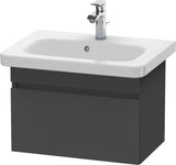 DURAVIT DuraStyle Waschtischunterbau wandhängend 580 mm betongrau matt mit Soft-Close-Auszug