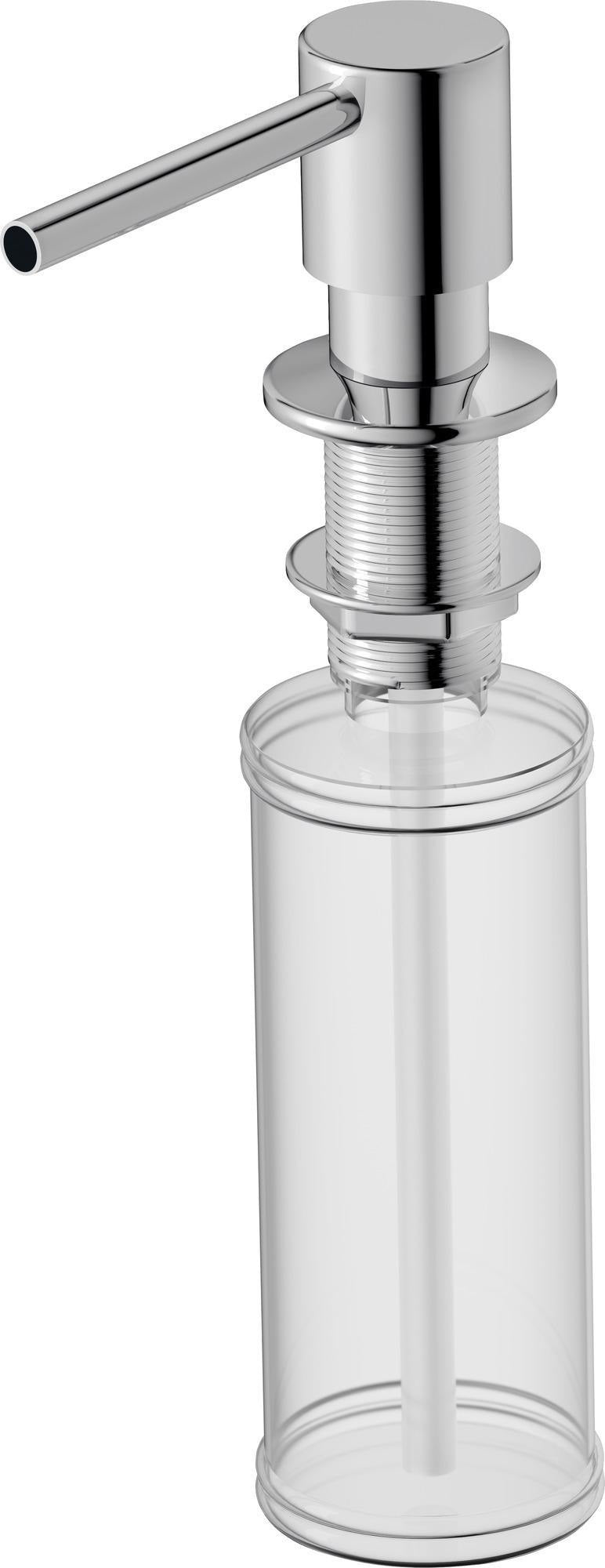 DURAVIT Universal Einbau Seifenspender 300 ml für Waschtisch, Chrom