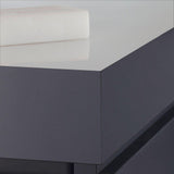 DURAVIT L-Cube c-bonded Waschtischset 1200 mm mit Vero Air, betongrau matt, 2 Auszüge, bodenstehend