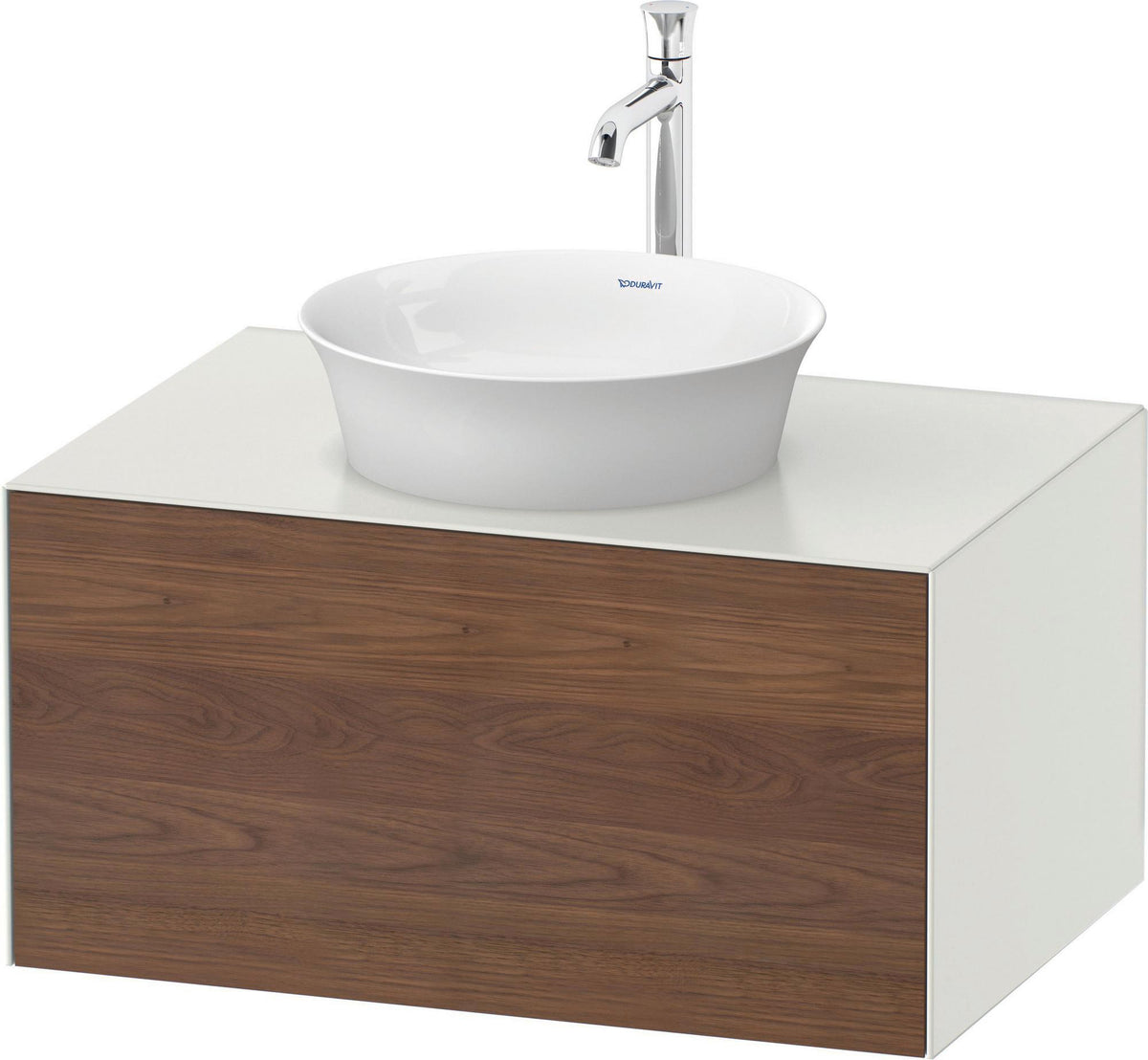 DURAVIT White Tulip Waschtischunterbau 800 mm, 1 Auszug, LED-Beleuchtung, anthrazit