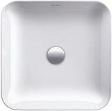 DURAVIT Cape Cod Aufsatzbecken 430mm Weiß ohne Überlauf mit WonderGliss