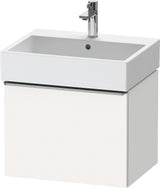 DURAVIT D-Neo Waschtischunterbau 584 mm wandhängend mit 1 Auszug, Griff Bronze, Weiß Matt