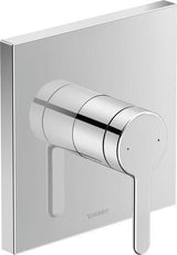 DURAVIT C.1 Einhebel-Brausemischer Unterputz, eckig, Keramikmischsystem, Schwarz Matt