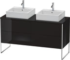 schwarz hochglanz / Mitteldichte Faserplatte (MDF) / schwarz