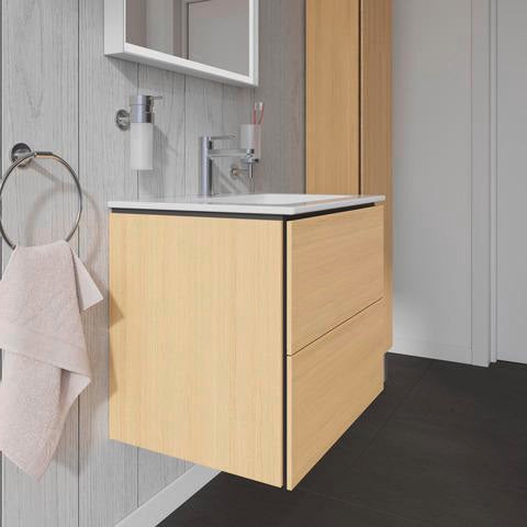 DURAVIT L-Cube Hochschrank 1760 mm Eiche Natur, 1 Tür mit Soft-Close, wandhängend