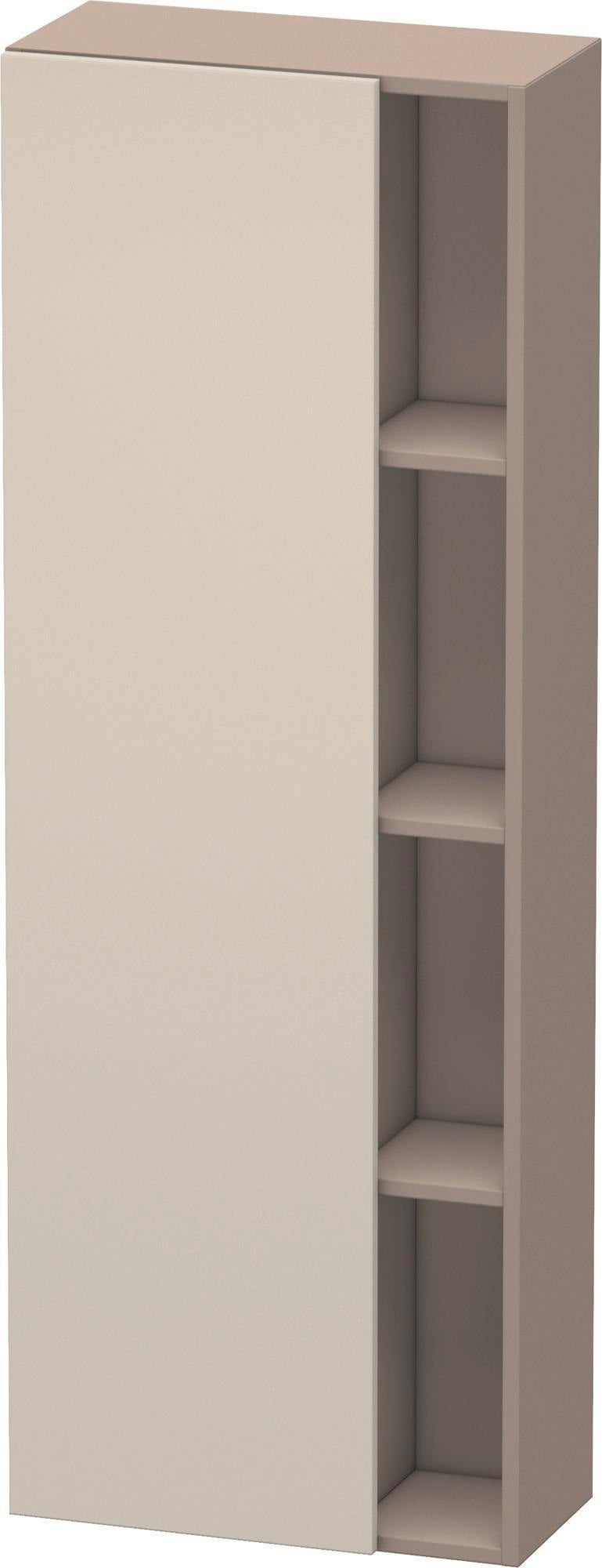 DURAVIT DuraStyle Hochschrank 1400 mm, 1 Tür links, weiß matt – wandhängend mit Soft-Close