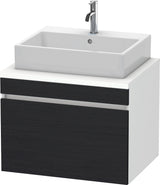 Duravit DuraStyle Konsolenwaschtischunterbau 700 mm betongrau matt mit 1 Auszug und Soft-Close
