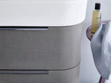 Duravit Happy D.2 Möbelwaschtisch 800 mm mit Überlauf, 1 Hahnloch, weiß – wandhängend