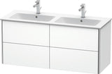 Duravit XSquare Waschtischunterbau 1280 mm, wandhängend, mit Schubkasten und Siphonausschnitt
