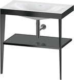 flannel grey hochglanz / grau / Metallkon,o.HL,schwarz m./flan.grey