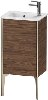 DURAVIT XViu Waschtischunterbau bodenstehend 594 mm nussbaum dunkel, 1 Tür rechts
