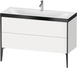 DURAVIT XViu c-bonded Waschtischset 1200 mm weiß mit Push-Open und Soft-Close