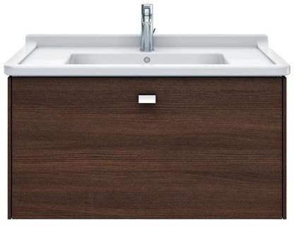 DURAVIT Möbelwaschtisch Starck 3 850 mm mit Überlauf, 1 Hahnloch, weiß – Wandhängend