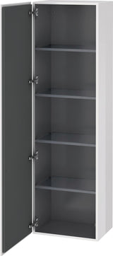 Duravit Hochschrank L-Cube 363x500x1760mm 1 Tür, Anschlag links, Eiche Schwarz