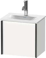 DURAVIT XViu Waschtischunterbau 430 mm wandhängend, 1 Tür mit Tip-on Technik, weiß seidenmatt