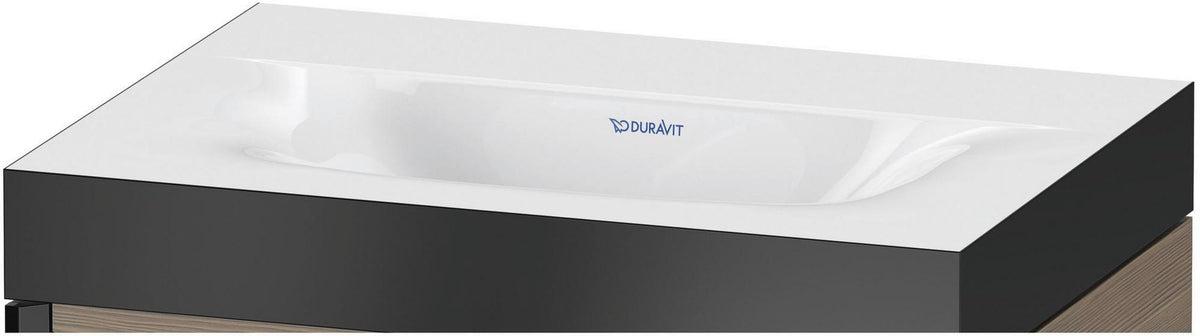 Duravit XViu Waschtischunterbauset 460 mm, 1 Tür, Eiche Schwarz, wandhängend