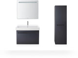 Duravit No.1 Möbelwaschtisch 550 mm weiß mit Überlauf und Hahnlochbank
