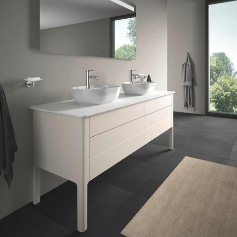 Duravit Luv Konsolenwaschtischunterbau bodenstehend 1733 mm weiß seidenmatt mit 2 Auszügen