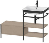 Duravit Happy D.2 Plus Waschtischunterbau 1200 mm mit Metallkonsole, supermatt
