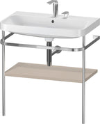 keine Angabe / taupe seidenmatt / mit 2 Hahnlöchern