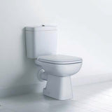 DURAVIT D-Code WC-Sitz ohne Absenkautomatik, Edelstahl-Scharniere, weiß