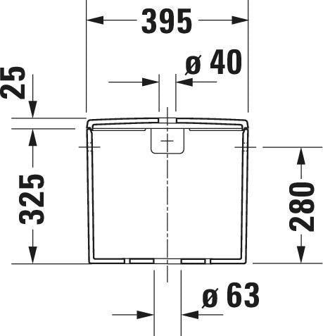 DURAVIT Spülkasten Soleil by Starck Weiß 6/3 L WonderGliss