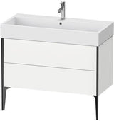 Duravit Waschtischunterbau XViu 984 mm weiß matt mit Tip-On-Technik für Vero Air