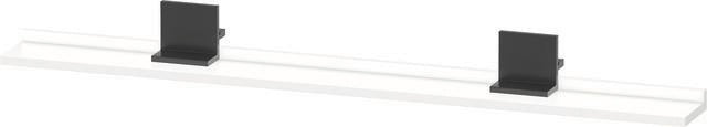 DURAVIT Sivida Spiegelablage 1200 mm in Chrom/Weiß Hochglanz – Ablage mit Befestigungsmaterial