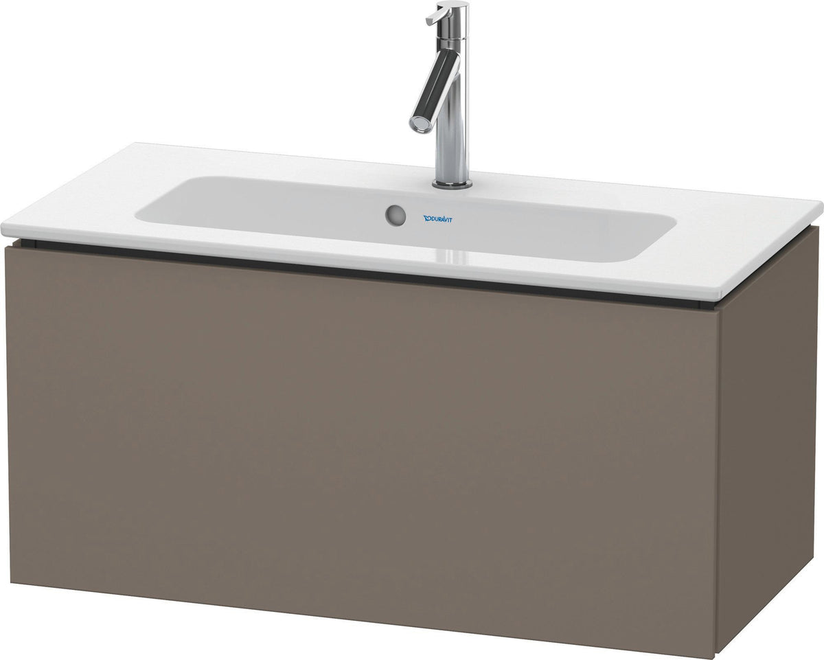 Duravit L-Cube Waschtischunterbau 820 mm Weiß Matt mit 1 Auszug und Tip-On-Technik