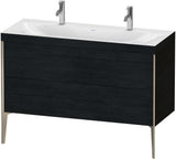 DURAVIT XViu c-bonded Waschtischunterbauset 1200 mm Eiche mit 2 Auszügen