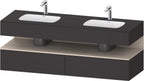 weiß / QA EWT m.Kon-WTU,1600x550x600mm,WPl:2 Ni-Bel,Graph.Superm,Ni:Taupe Superm,Dek