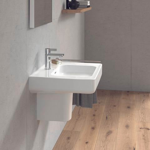 DURAVIT Waschtisch Soleil by Starck 600 mm Weiß mit Überlauf und Hahnlochbank