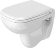 DURAVIT D-Code Wand-WC Compact 480 mm Tiefspüler weiß – Wandhängend