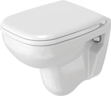 DURAVIT D-Code Wand-WC Compact 480 mm Tiefspüler weiß – Wandhängend
