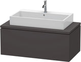 DURAVIT L-Cube Konsolenunterschrank 1020 mm betongrau matt mit 1 Auszug und Tip-on-Technik