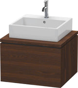 DURAVIT L-Cube Konsolenwaschtischunterbau 620 mm betongrau matt, 1 Auszug, wandhängend