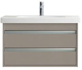 DURAVIT Waschtischunterbau Ketho wandhängend 800 mm, 2 Schubkästen, weiß matt, für D-Code 034285