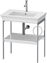 DURAVIT Metallkonsole White Tulip 684 mm, weiß seidenmatt, höhenverstellbar, von Philippe Starck